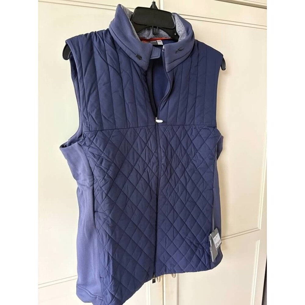KJUS Men's Pike Quilted Full Zip Insulated Vest Blue Size 2XL- NWT